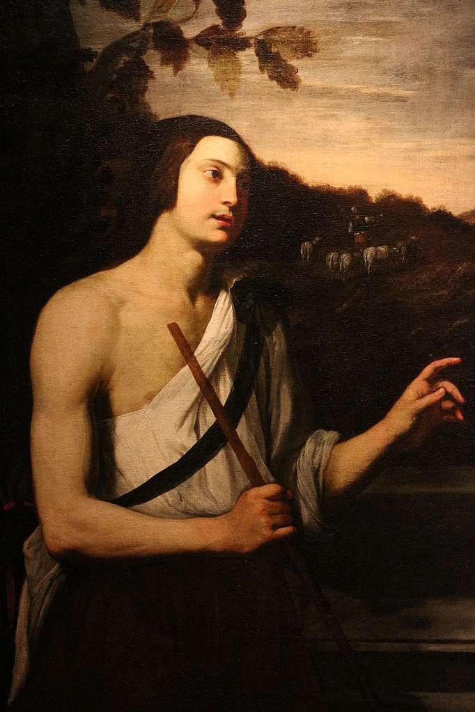 Rebecca al pozzo con Eleaza - dettaglio